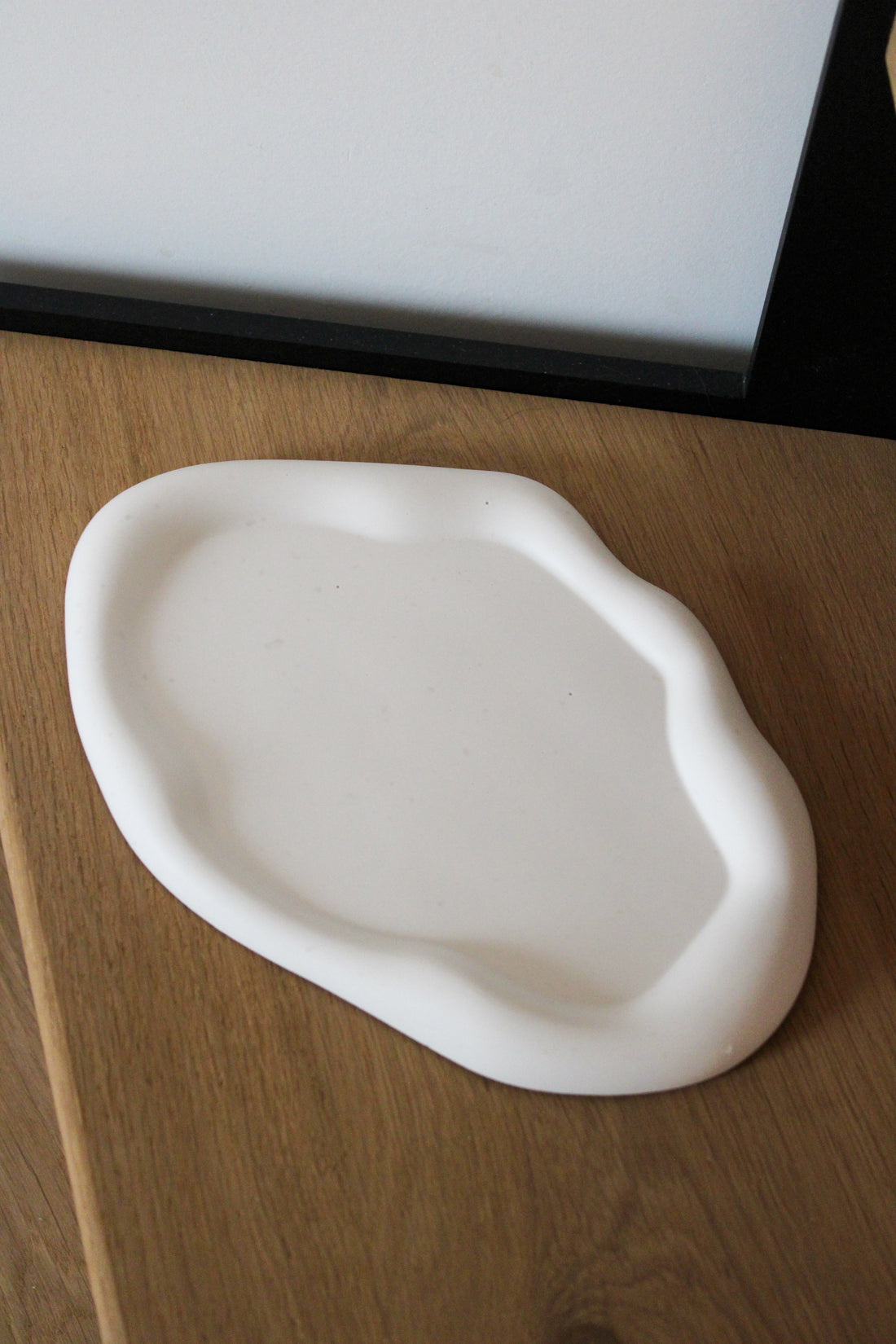 Ovale wolk schaal