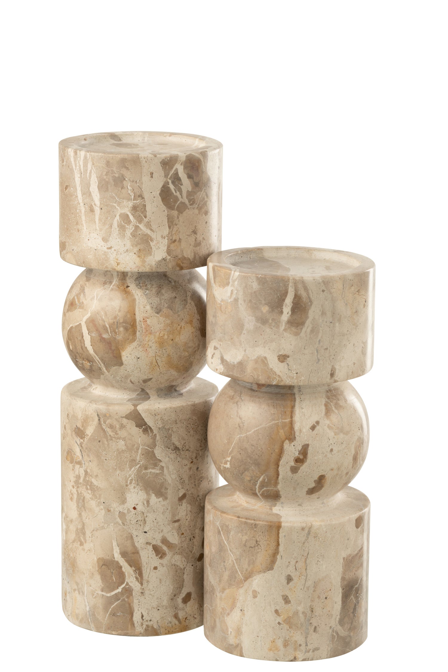 Marmeren kaarshouder - large