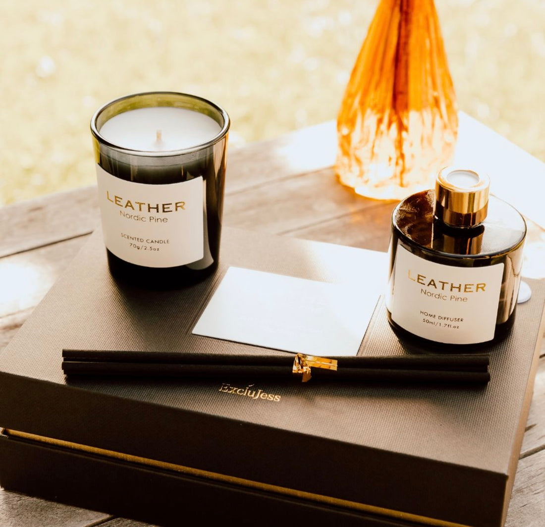 Leather gift pack: Nordic Pine
