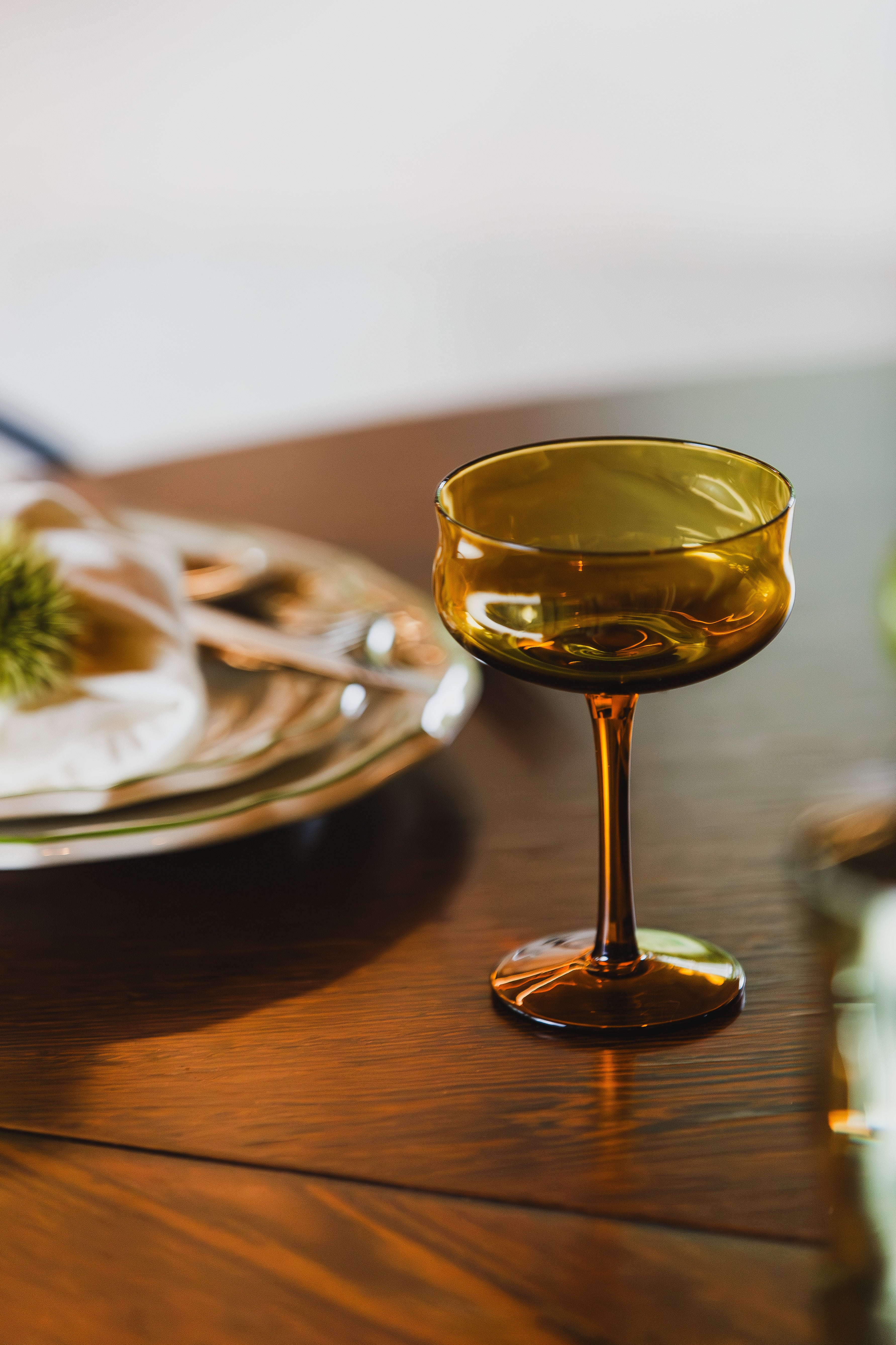 Swirl coupe glasses - Dune (set v. 2)