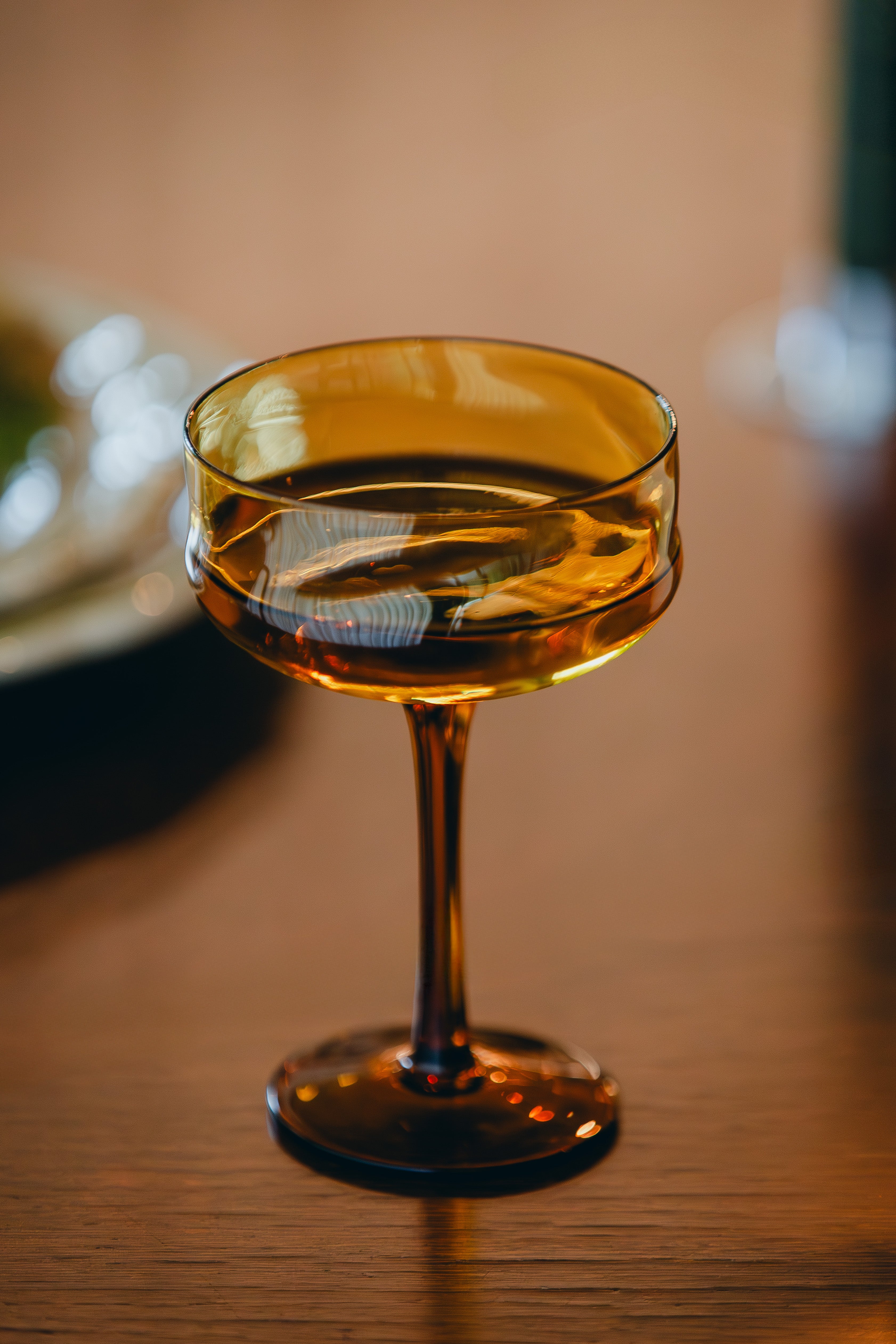 Swirl coupe glasses - Dune (set v. 2)
