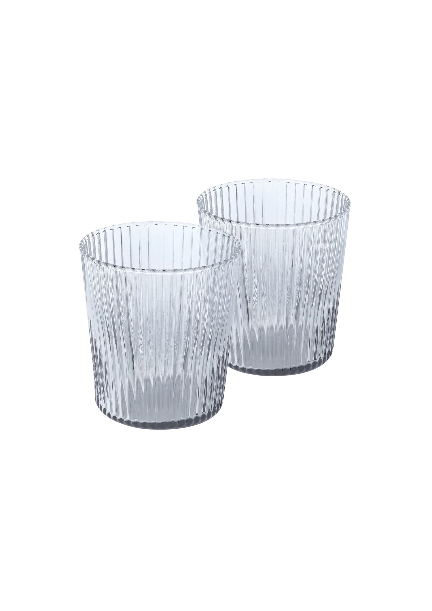 Paveau - Ribbed glasses Twilight - set van 2