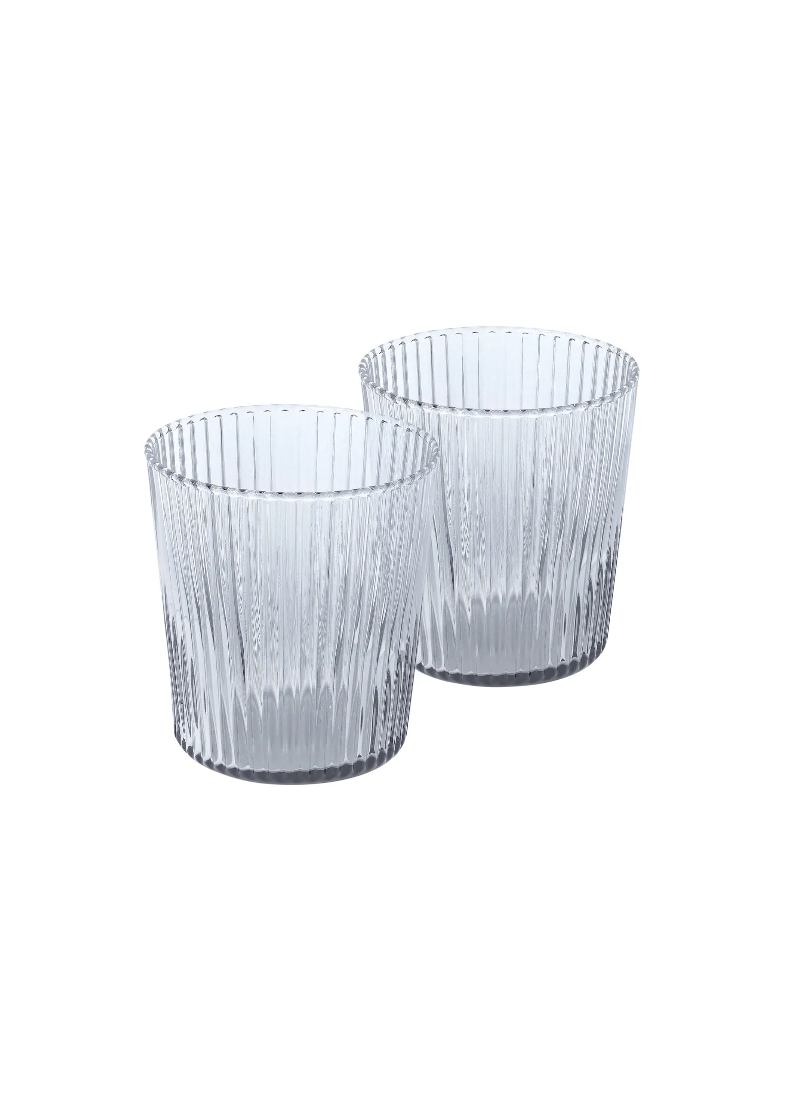 Paveau - Ribbed glasses Twilight - set van 2