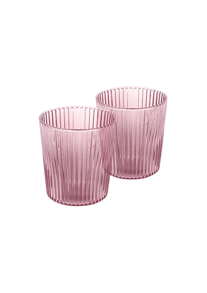 Paveau - Ribbed glasses Broome - set van 2