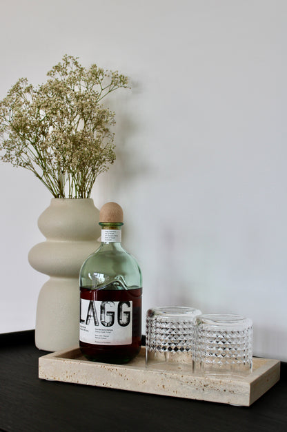 Travertine tray